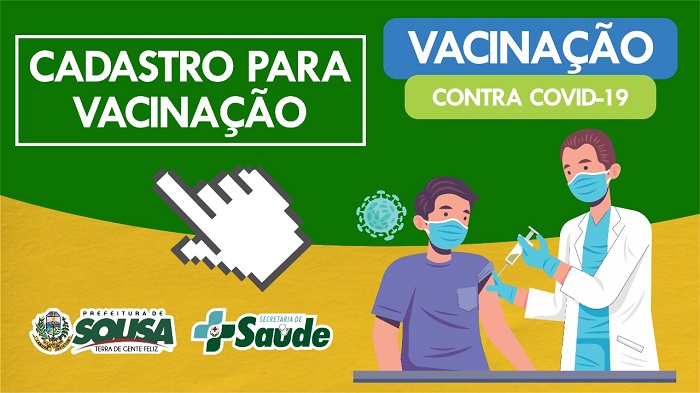 Secretaria de Saúde disponibiliza formulário de cadastro para agilizar ainda mais o processo de vacinação